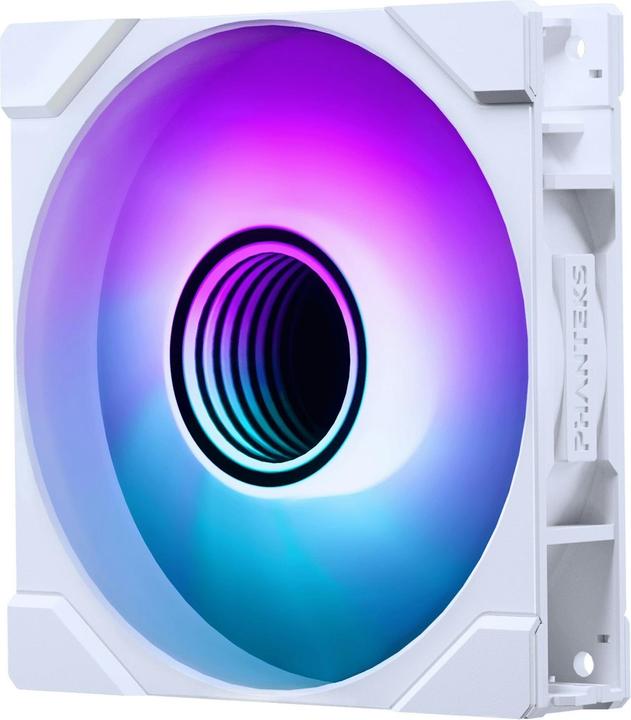 Actual product image Phanteks M25 Gen2 PWM D-RGB fan - 120mm, white (120 mm, 1 x)
