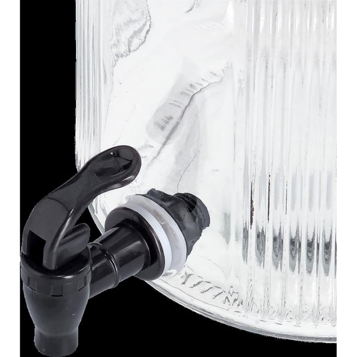 Actual product image Zeller Present Getränkespender Glas mit Metalldeckel 3.9 l ø 16x25 cm