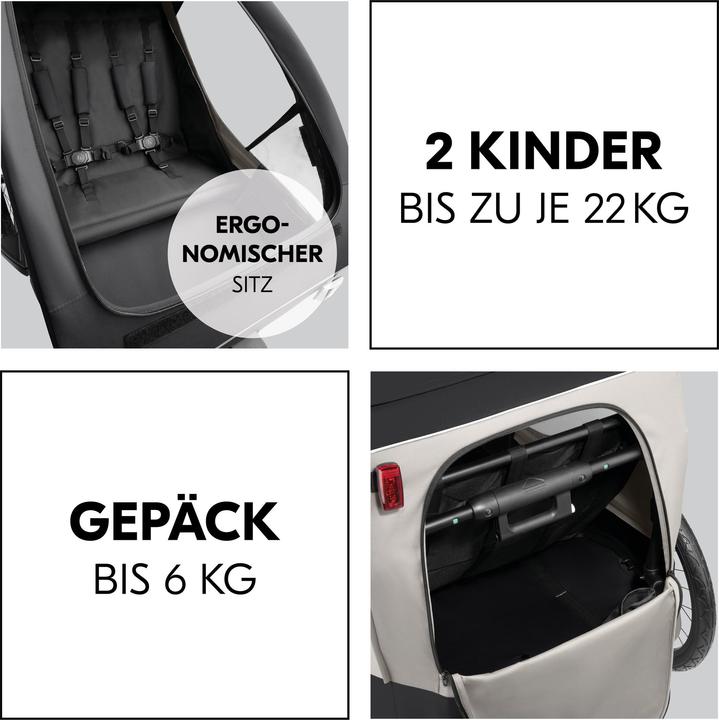 Produktbild Hauck Dryk Duo Plus Fahrradanhänger