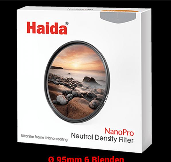 Image du produit Haida ND Filter Graufilter 6 Blenden 95 mm von (95 mm, Filtre gris neutre, 95 mm)