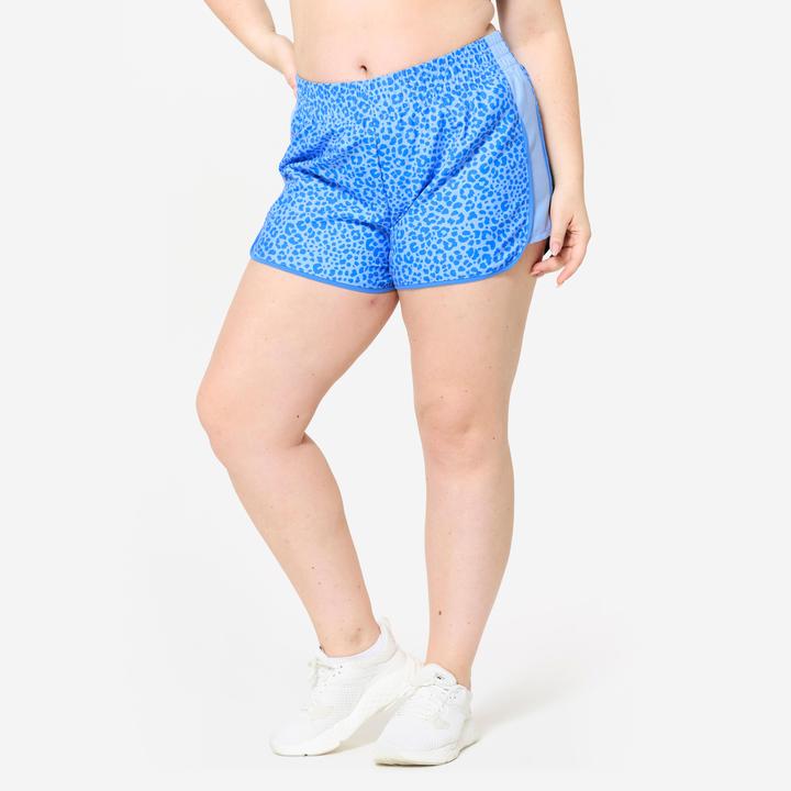 Produktbild Domyos Shorts kurz leicht - dunkelblau/hellblau (L)