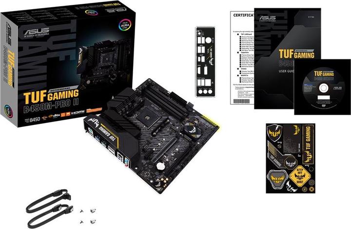 Image du produit ASUS TUF B450M-Pro II Gaming (AM4, AMD B450, mATX)
