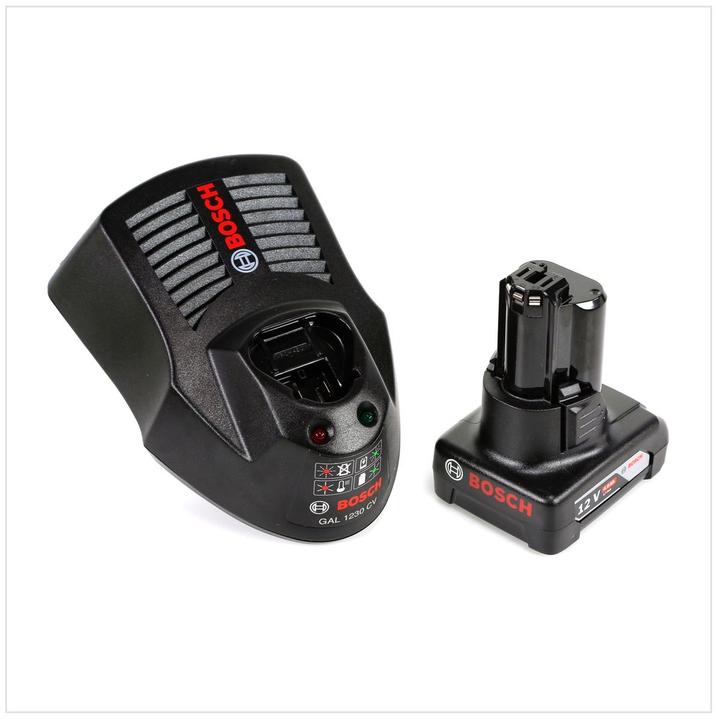 Actual product image Bosch Professional GLI 12V-300 Battery Lamp + 1x GBA 12V 6.0 Ah Battery + GAL 1230 Charger (300 lm)
