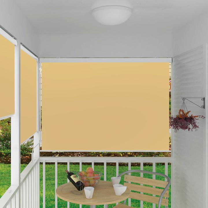 Immagine prodotto Keller Fahnen Sichtschutzrollo 200x160 cm creme (160 cm)