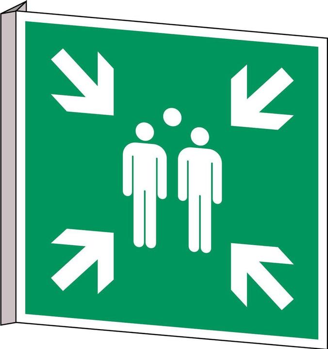 Image du produit Brady Panneau de sécurité ISO - Point de collecte