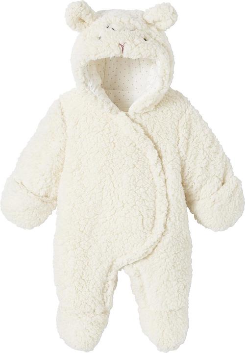 Actual product image Vertbaudet Baby jumpsuit made of faux fur with recycled polyester (62)