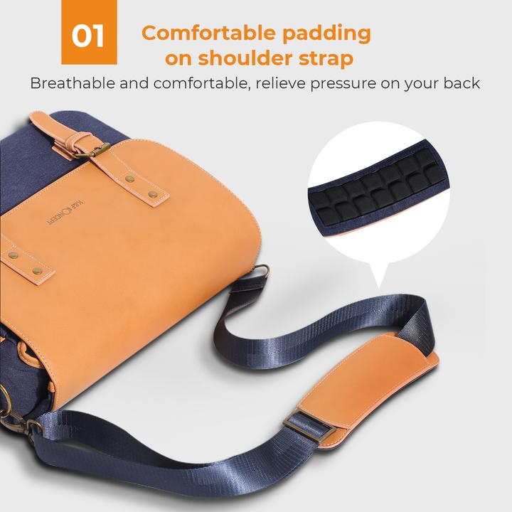 Actual product image K&F Concept Messenger Bag Shoulder bag 10 liters (KF-13.062V1) (Camera shoulder bag, 10 l)