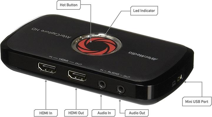 Produktbild AVerMedia LGP Lite (Xbox Series X, Xbox One S, Xbox Series S, PC, PS4, Xbox One X)