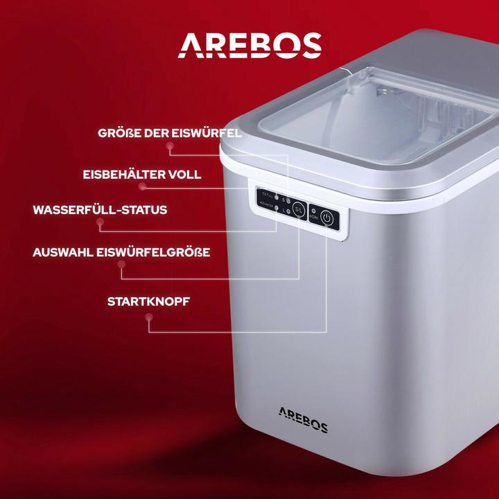 Produktbild Arebos Eiswürfelmaschine