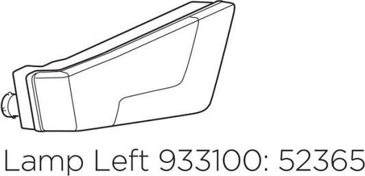 Actual product image Thule Lamp left EF 931