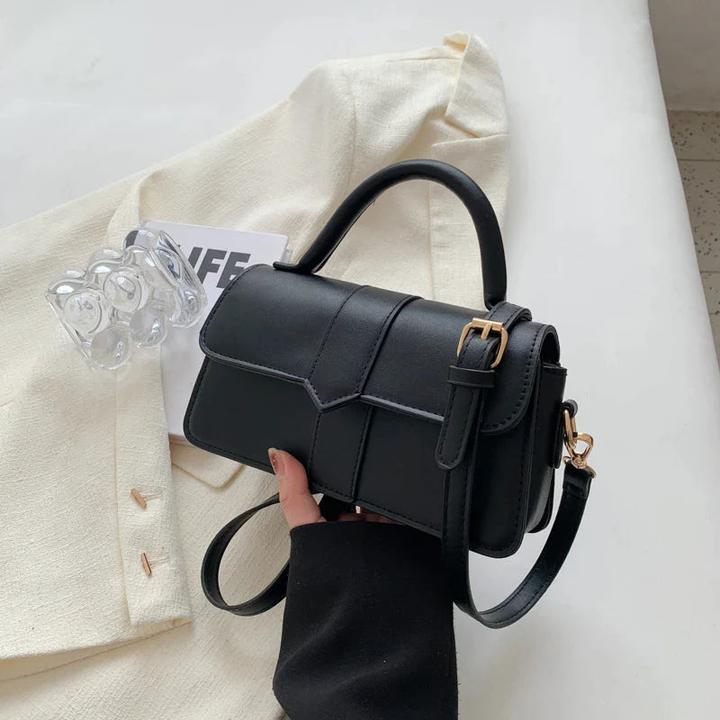 Produktbild Only-Bags.Store Pu Leder Umhängetasche Handtasche - Crossbody Taschen Vintage Unterarm Tasche Quadrat Satchel