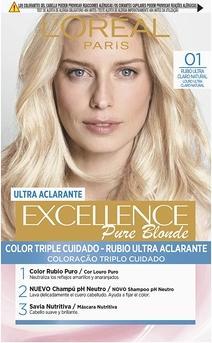 Actual product image L'Oréal Paris EXCELLENCE cream ink #01 rubio ultra claro natural (01 rubio ultra claro natural)