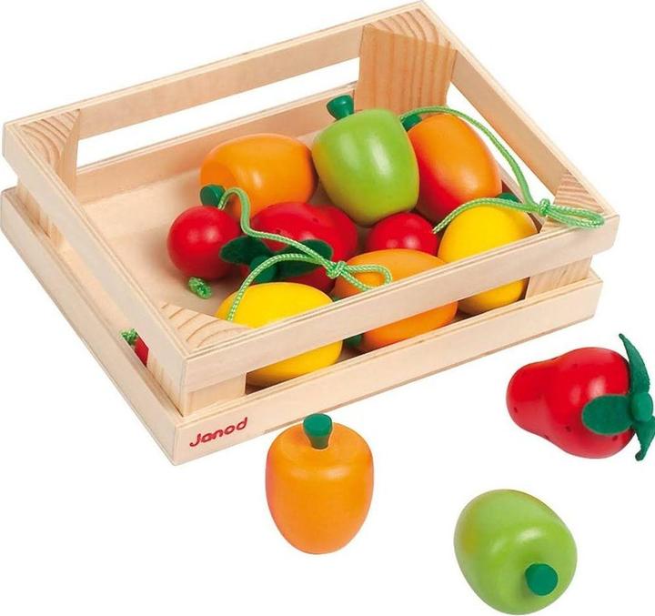 Actual product image Janod Wooden box with fruits