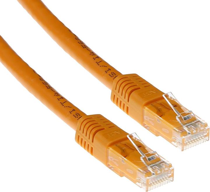 Produktbild CAT6A UTP 5m 5m Cat6a U/UTP (UTP) Orange Netzwerkkabel (U/UTP, CAT6a, 5 m)