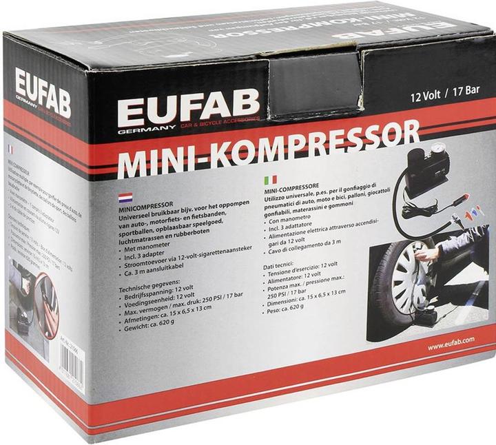 Produktbild Eufab Mini 21066 (17 Bar)