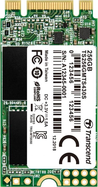 Produktbild Transcend 430S (256 GB, M.2 2242)