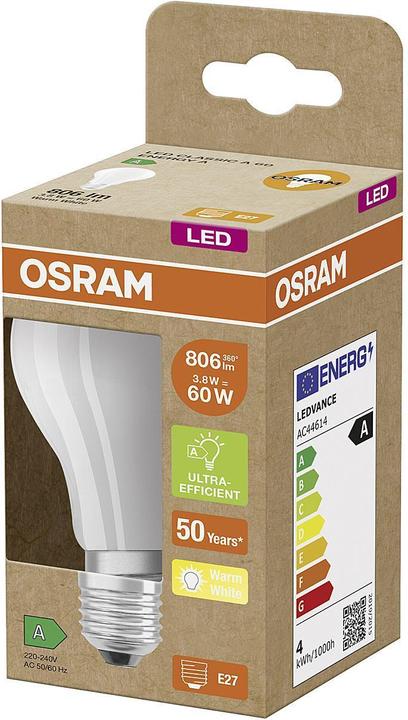 Actual product image Osram Led Filament Classic A (E27, 4 W, 840 lm, 1 x, A)