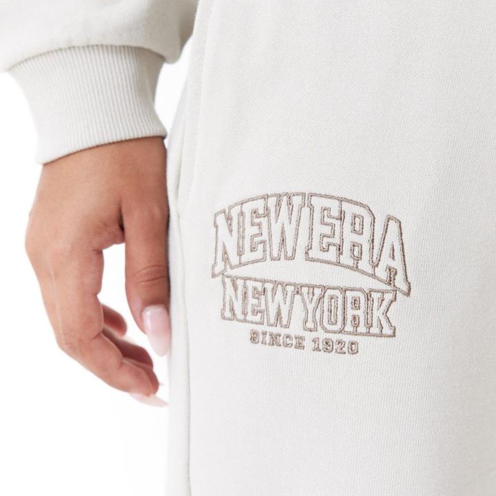 Actual product image New Era Ladies jogger sweatpants stone beige - L (L)