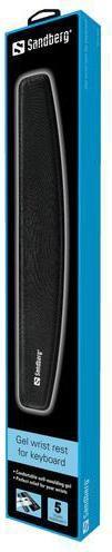 Actual product image Sandberg Gel wrist rest for keyboards