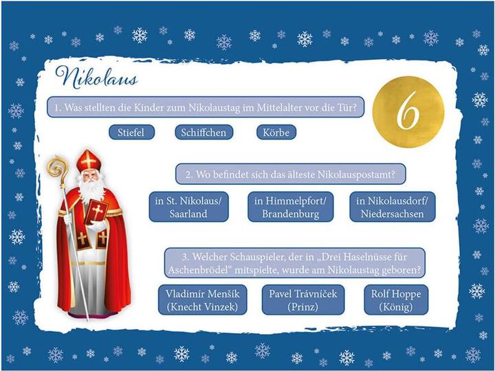 Immagine prodotto Il divertente calendario dell'avvento a quiz