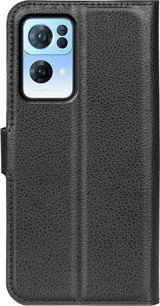 Actual product image MU Classic Litchi Leather Bookcover Series (Oppo Reno 7 Pro 5G)