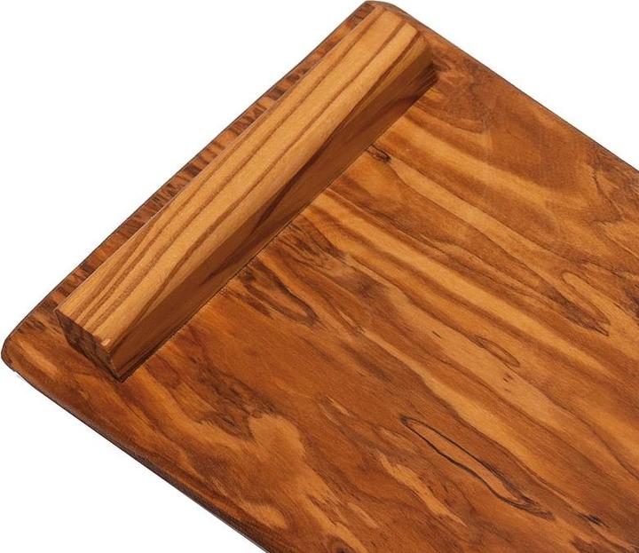 Produktbild Natura Punto Sushi-Brett, Servierplatte mit Füssen, 13 x 28 x 1,5 cm, Olivenholz
