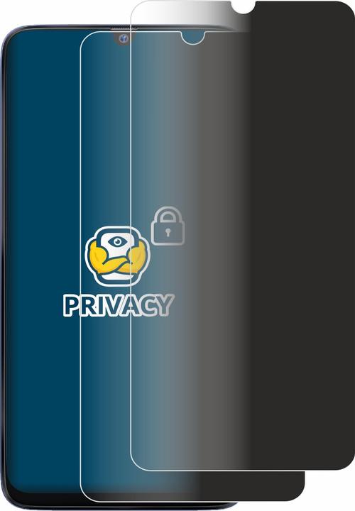 Productafbeelding BROTECT Anti-spionnetje privacyfolie Beschermfolie tegen blauw licht (2 Stuk, Samsung Galaxy M30)