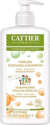 Cattier Fam Duschgel & Shampoo Orange - Jubiläumsformat (500 ml)