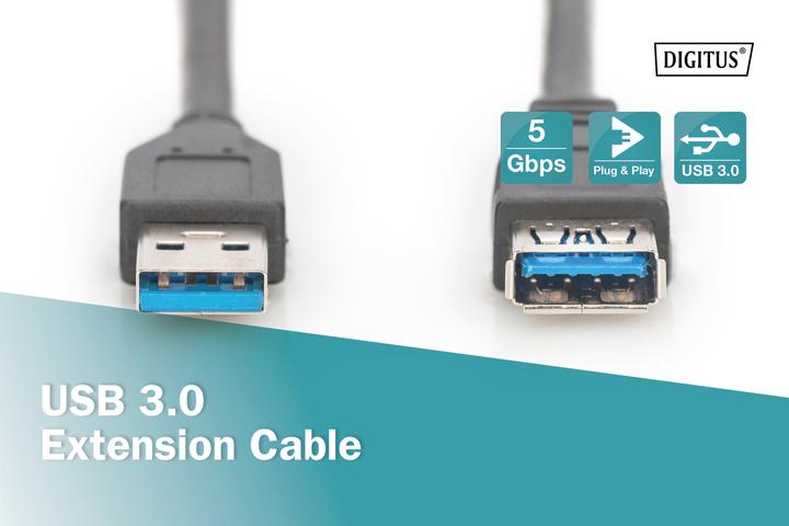 Image du produit Assmann Extension USB (3 m, USB 3.0)