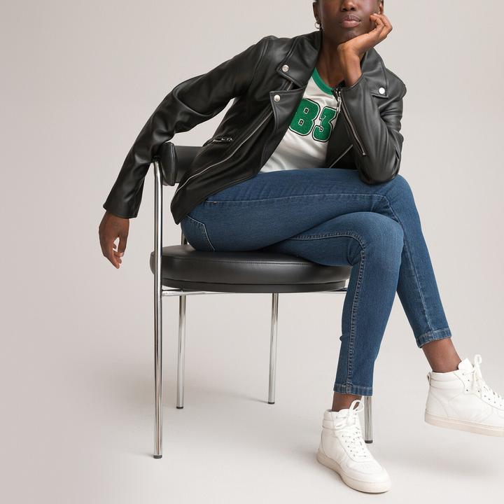 Produktbild La Redoute Collections Bikerjacke aus Kunstleder (38)
