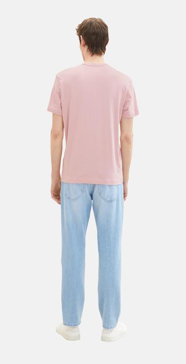 Produktbild Tom Tailor T-Shirt Kurzarmshirt mit Front-Logo-Print (L)