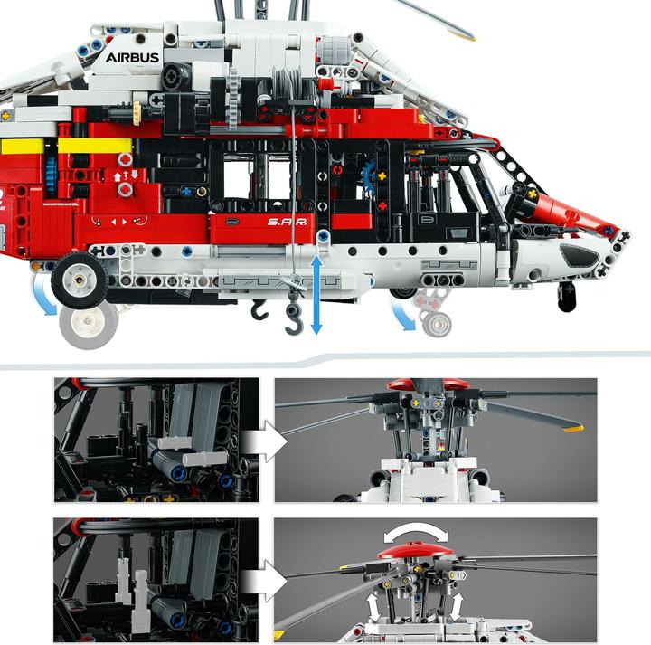 Produktbild LEGO Airbus H175 Rettungshubschrauber (42145, LEGO Technic)