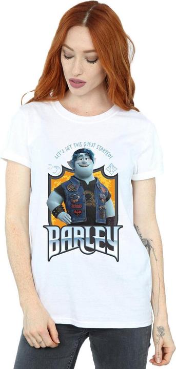 Immagine prodotto Disney Onward Barley Pose Maglietta Ampia Donna (XL)