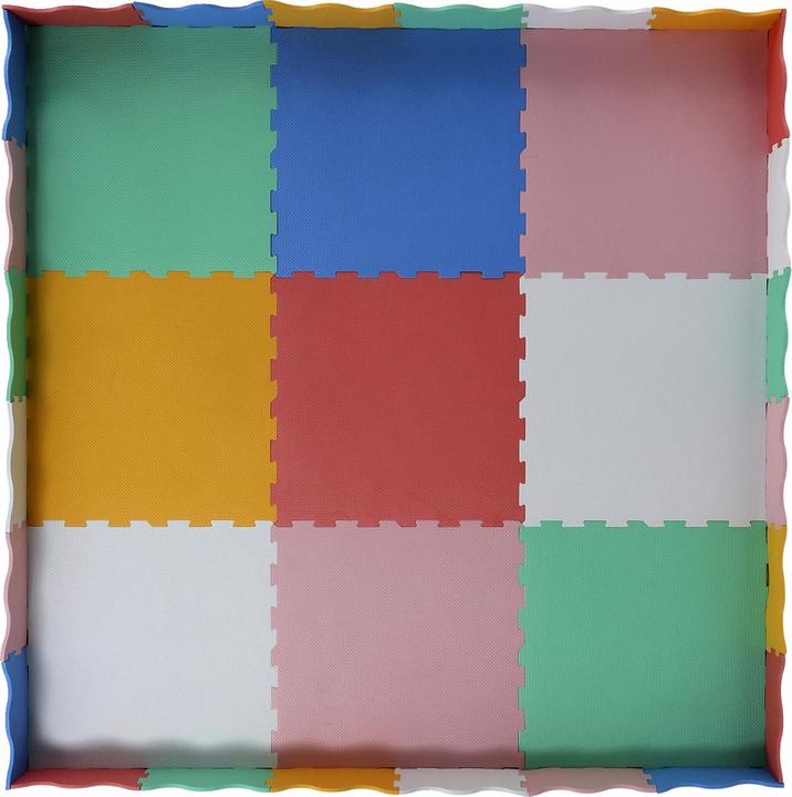 Produktbild Vertbaudet Baby Puzzle-Spielmatte, 9 Teile mit gewelltem Rand (60 x 60 cm)