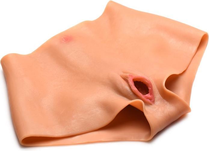 Actual product image Master Series Pussy Panties - Silicone Vagina and Ass Panties - S
