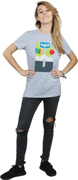 Immagine prodotto Disney Alphabet B Is For Buzz Lightyear Maglietta Ampia Donna (3XL)