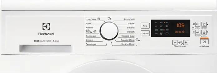Actual product image Electrolux EW2F5W82 front loading washing machine 8 kg 1151 rpm A White (8 kg, Left)