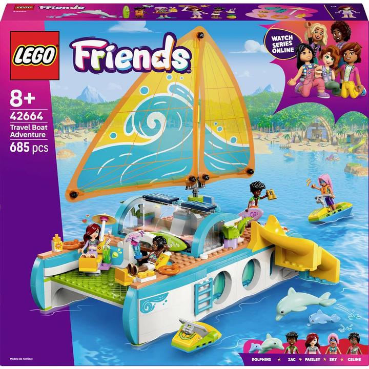 Immagine prodotto LEGO 42664 ® AMICI avventura in barca a vela (42664, LEGO Friends)