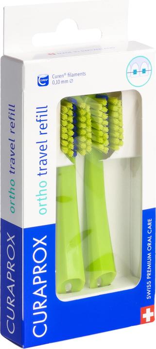 Produktbild Curaprox CS 5460 Travel Set Ortho refill grün (Weich, 2 x)