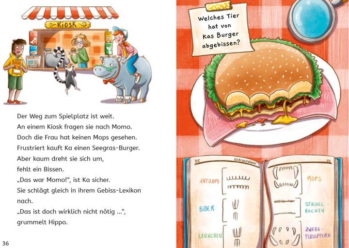Actual product image Tierdetektive Hippo & Ka – Wer hat den Mops gemopst? (German, Caroline Opheys, THiLO, 2024)