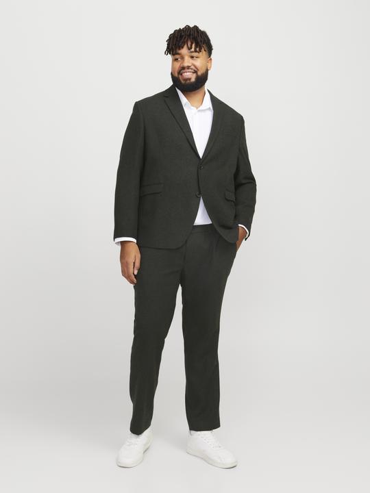 Actual product image Jack & Jones Plus size slim fit suit single-breasted blazer and trousers (66)