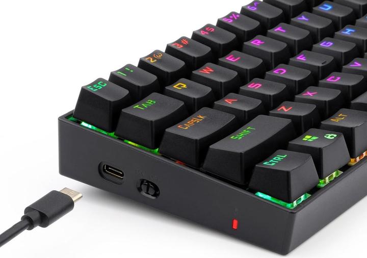 Produktbild Redragon Deimos K599-KRS 2.4G + Wired Mechanical keyboard, US layout (US, Kabelgebunden, Kabellos)