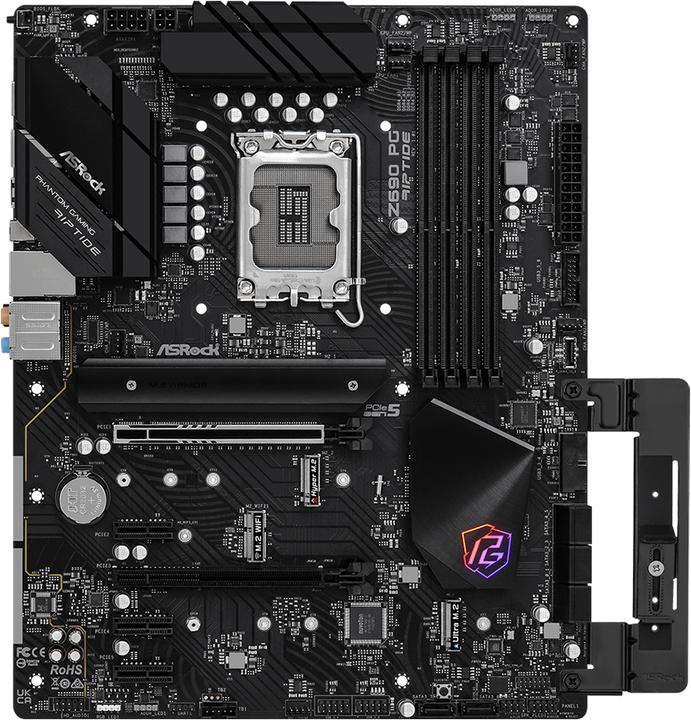 Productafbeelding AsRock MB Z690 PG Riptide 1200 HDMI DDR4 (LGA 1700, Intel Z690H, ATX)