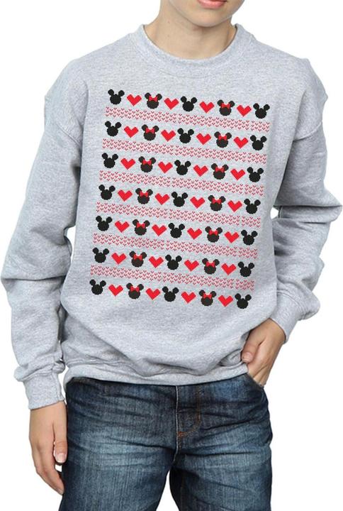 Immagine prodotto Disney Mickey And Minnie Christmas Hearts Felpa Ragazzi (140, 146)