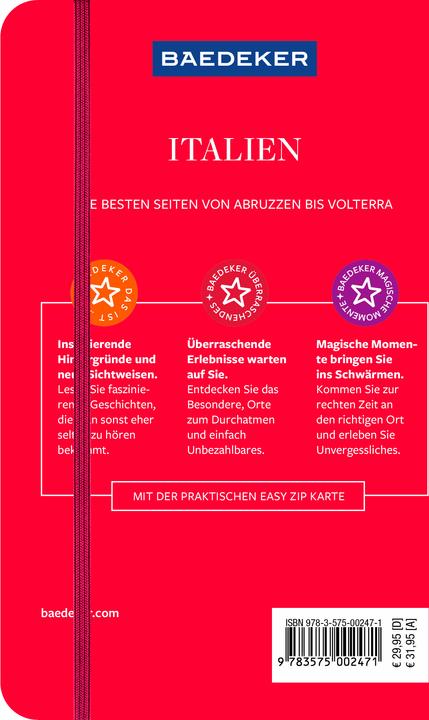 Produktbild Reiseführer Italien (Deutsch, Susanne Kilimann, Birgit Müller-Wöbcke, 2025)