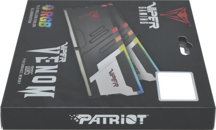 Actual product image Patriot Viper Venom RGB 32GB DDR5 6200-40, PVVR532G620C40K (2 x 16GB, 6200 MHz, DDR5 RAM, DIMM)