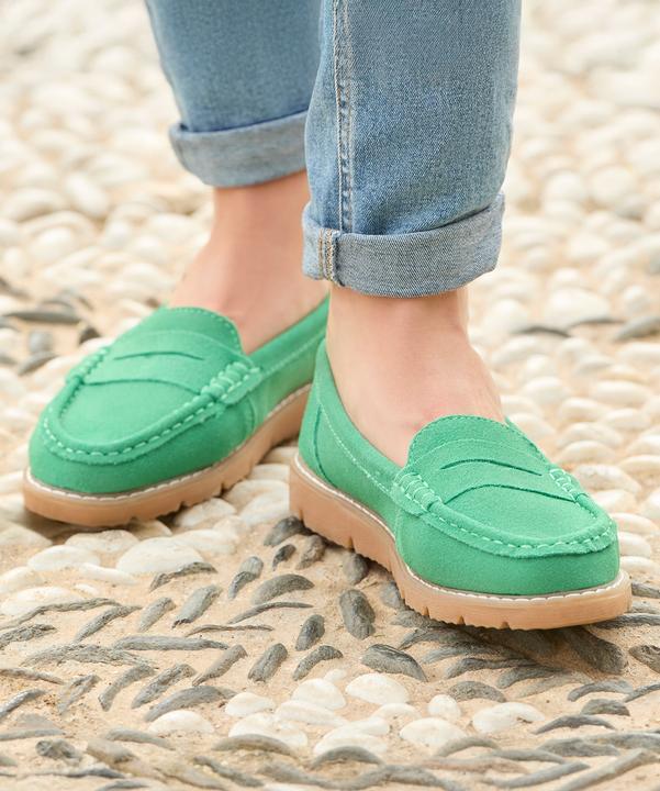 Produktbild Joe Browns Cleated Sole Suede Leather Loafers (42)