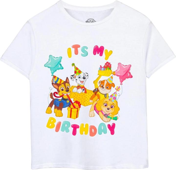 Produktbild Paw Patrol ChildrensKids It's My Birthday TShirt mit kurzen Ärmeln (104)