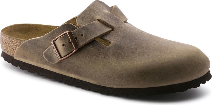 Birkenstock Boston Nubukleder geölt Schmal (40)