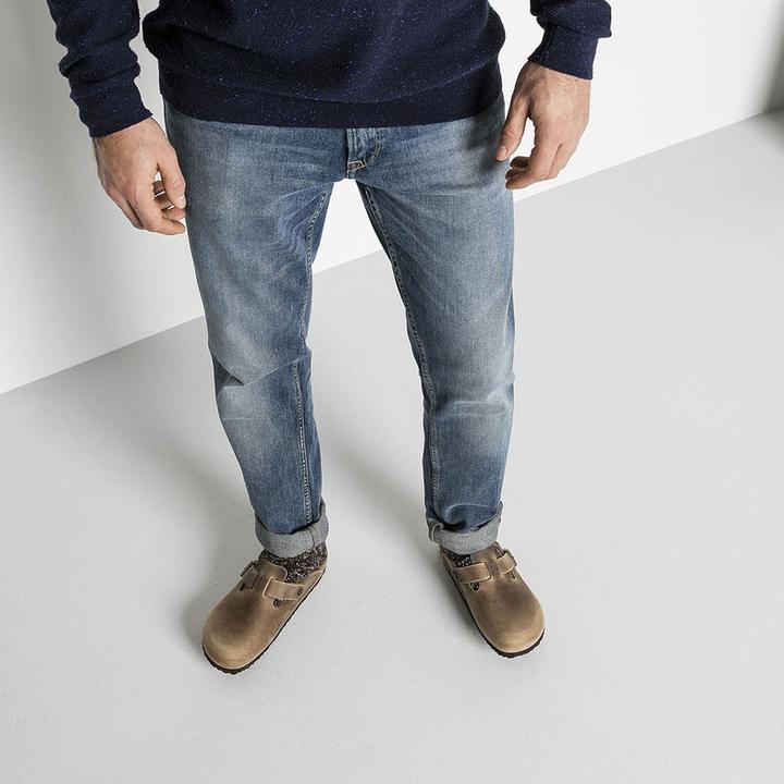 Image du produit Birkenstock Nubuck de Boston huilé en cuir Étroit (40)